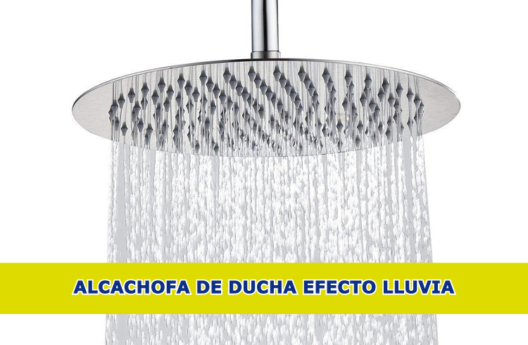 alcachofa ducha efecto lluvia